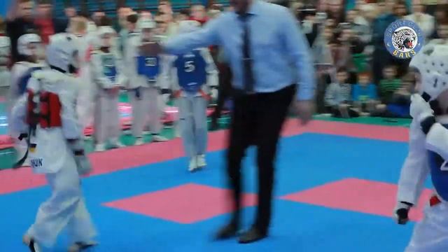 Кубок Петренко И  Л  по тхэквондо ВТФ 27 02 2016 ТК 5 мальчики СК БАРС Днепропет 1
