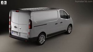 Renault Trafic Panel Van 2014 by 3D model store Humster3D.com