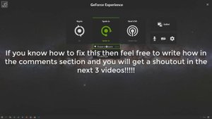 Nvidia shadowplay alt+F9 not working