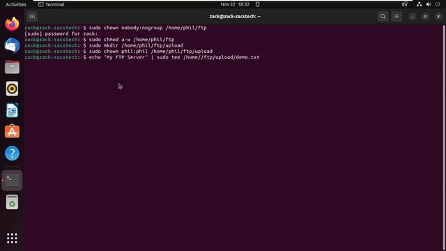 How to install an FTP Server on Ubuntu 22.04 with VSFTPD