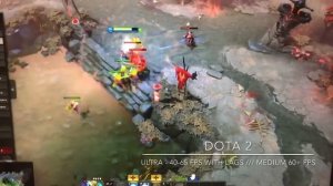 MacBook Pro 2019 (i5 1.4Ghz) DOTA 2 test gaming