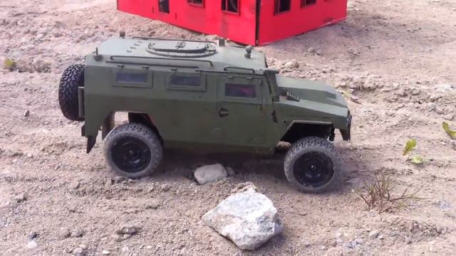 1/16 rc GAZ TIGER-M armored car смотреть онлайн