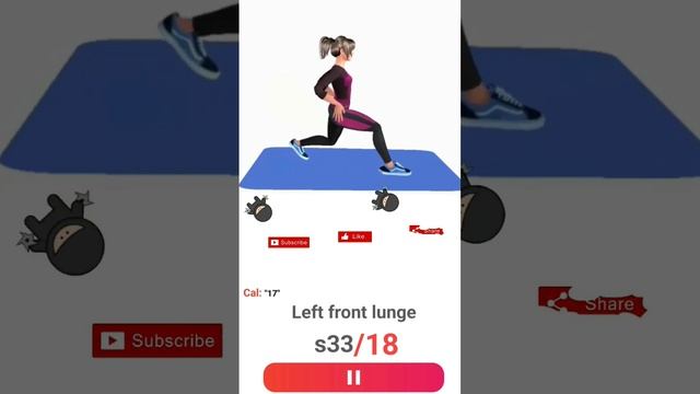 LEFT FRONT LUNGES #kegel #workout #kegelexercise #keto#pelvicfloorexercises #fitness #kegelexercise