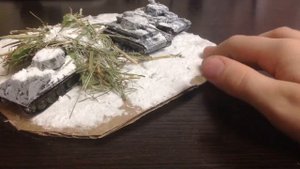 Диорама из фильма " Т-34" своими руками!!!!!