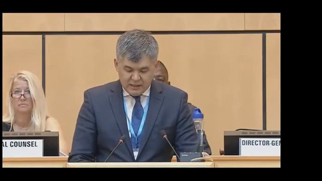Елжан Биртанов выступил с докладом на 70-ой сессии ВАЗ