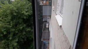 Сетка на старый балкон с металлическими рамами