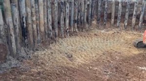 Котлован со шпунтом