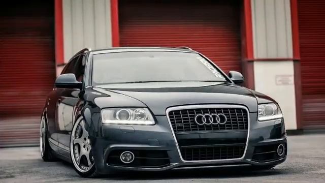 Stanced Audi A6 Put on Chrome Vossen Wheels