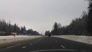 Тверь пробка трасса "Россия" M10 03.12