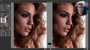 БЫСТРАЯ Ретушь кожи в Фотошопе / плагин Portraiture