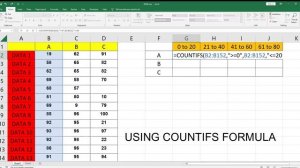 EXCEL SHEET RANGE CALCULATION IN SERIES - #excel  #formulas  #countifs #sheet