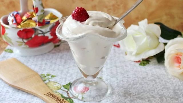 Крем из мороженого для торта