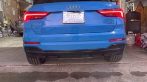 2019 Audi Q3 F3 race downpipe and stock catback