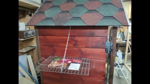 Коптильня своими руками. Полочка из решётки.