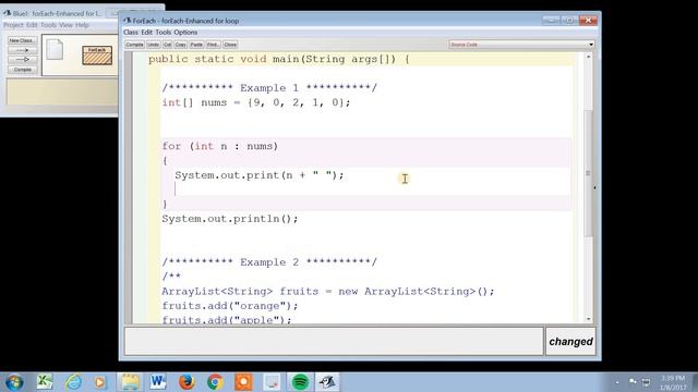 ForEach Loops Java смотреть онлайн