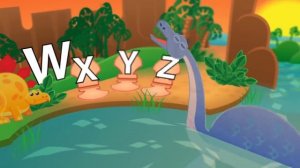 Dinosaur Alphabet Song - Kids learn the ABCs with T-Rex