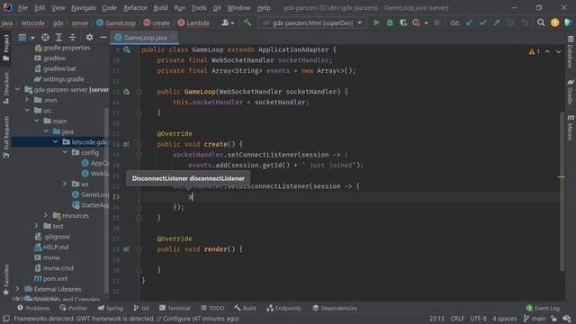 Онлайн игра на Java #2: сервер на Spring