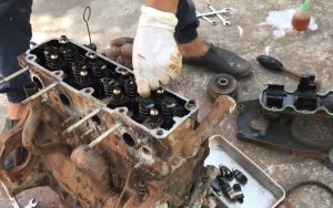 Полная реставрация ржавого бензинового двигателя 1969 года