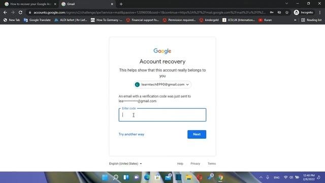 How To Recover Gmail Password | Gmail Account Recovery – 2023