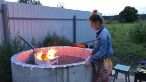 Топим самодельную купель