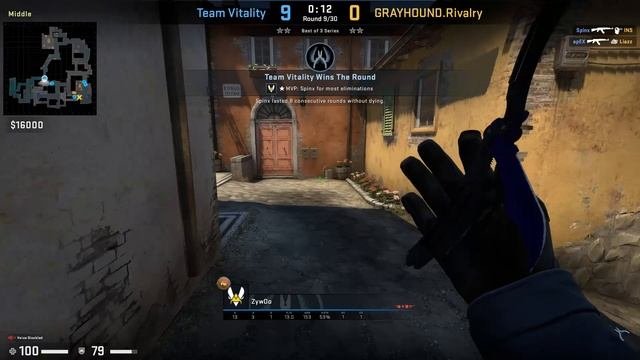 CS:GO POV Demo Vitality ZywOo (30/8) vs Grayhound (de_inferno) @ ESL Pro League Season 17