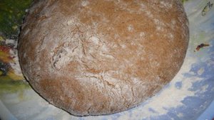 Бездрожжевой ржаной хлеб в мультиварке