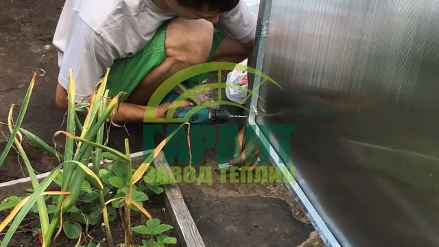 Грунтозацепы - Т-образные ножки, на которых сидит теплица. смотреть онлайн