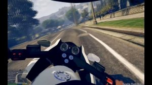 GTA 5 ПК |Покатушки на мотоцикле/ GTA Five on PC/motorcycle ride