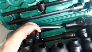 Набор ударных головок от 21 до 65мм.