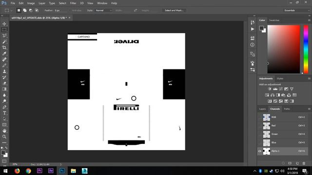 PES 2019 Kitmaking - How To Make Alpha Kit - Tutorial смотреть онлайн