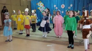 Спектакль в детском саду № 15 "Солнышко" город Шарья "Сказка о глупом мышонке"