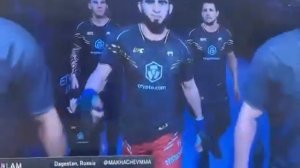 🔥Злой Хасбик выводит Ислама Махачева на бой в новой игре UFC 5