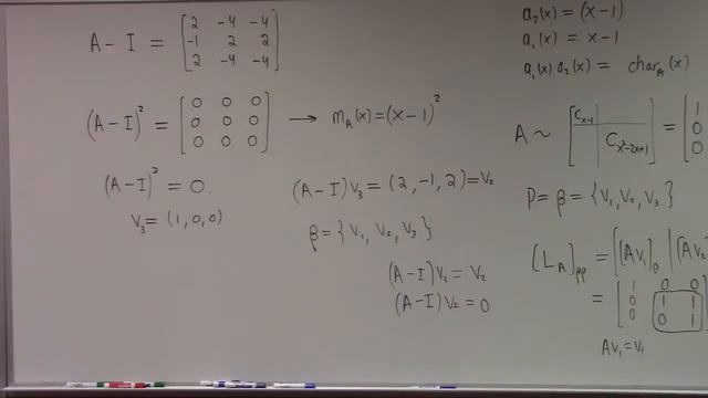 Abstract Algebra II: rational and Jordan form of matrix, 4-14-17 смотреть онлайн