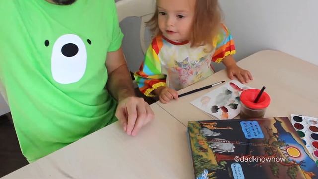 РИСОВАНИЕ НИТЯМИ | Thread Painting For Kids смотреть онлайн
