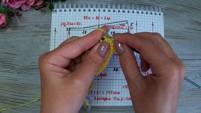 Вязаные спицами брюки. смотреть онлайн