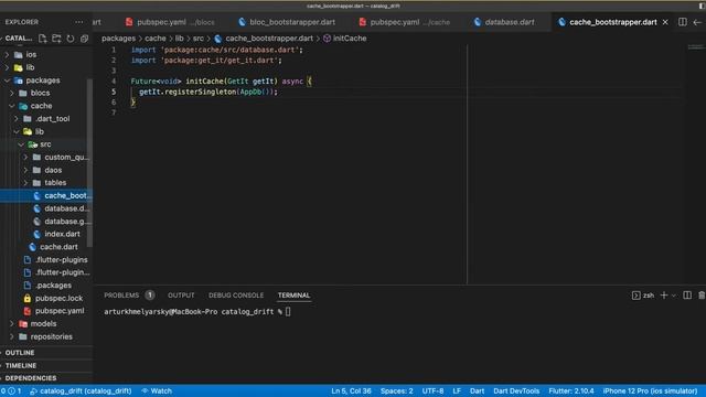 Flutter уроки - Flutter + Drift. GitIt