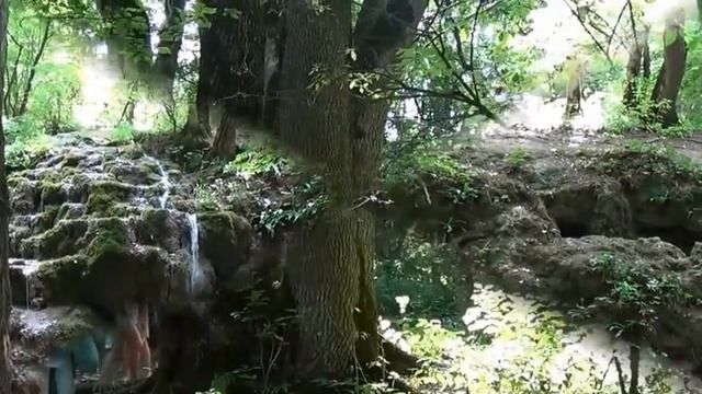 Водопад травертинового источника