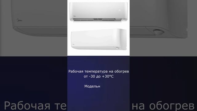 Сплит-система на обогрев Midea Oasis Plus. Рабочая температура до -30 градусов смотреть онлайн