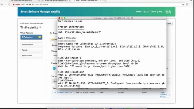 Cisco Smart Software Manager satellite product configuration смотреть онлайн