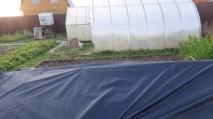 Зимнее укрытие для роз готово