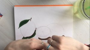 Как нарисовать натюрморт с лимонами, гуашью