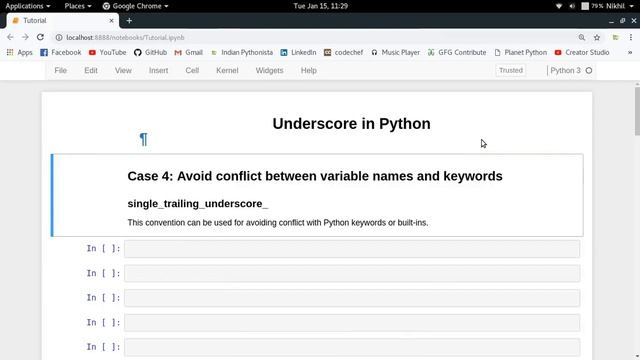 Why is Underscore Special in Python?