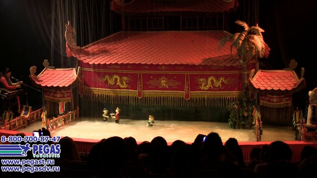 Вьетнам 2013. Сайгон. Водный кукольный театр. смотреть онлайн