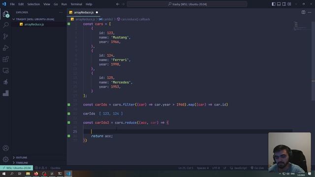 Как фильтровать и манипулировать массивами в Javascript? | Array Reduce смотреть онлайн