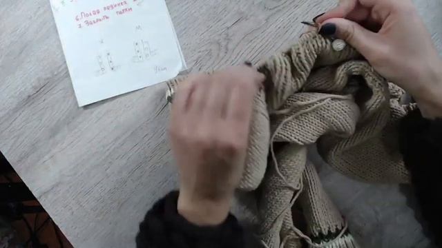 Вяжем кардиган. Выпуск 11. Вяжем планку и воротник шальку. Часть 3 смотреть онлайн