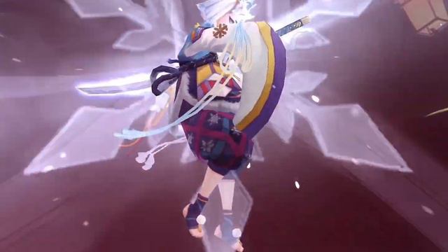 Yuki Douji (雪童子) summon animation/ JP VA: Marina Inoue смотреть онлайн