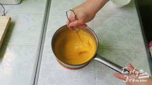 Курд (заварной крем) из манго/ Mango curd.