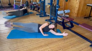 Подъем корпуса лёжа на боку