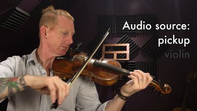 Kremona violin pickup demo