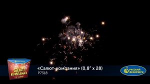 Фейерверк Р7318 "Салют-компания" (0,8" х 28 залпов)